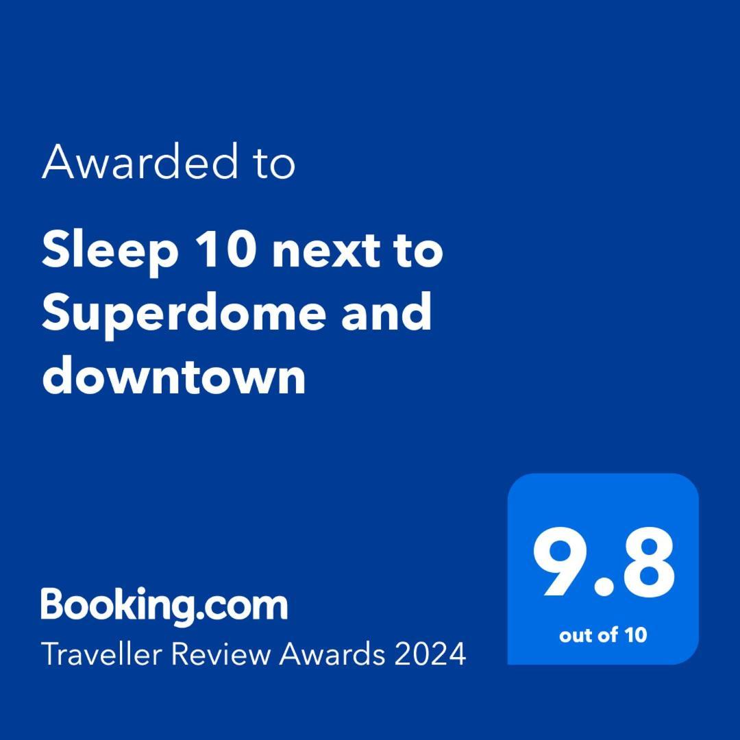 Sleep 10 Next To Superdome And Downtown Villa New Orleans Ngoại thất bức ảnh